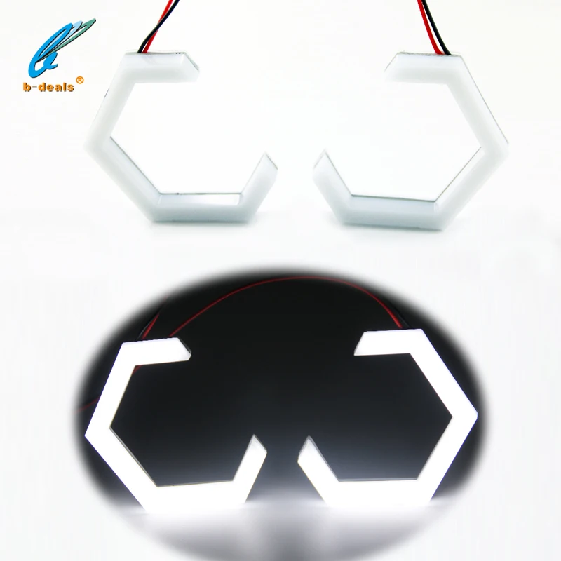 Мягкие легкие хлопковые шестигранные Светодиодные глаза ангела белые шестигранные галоши без точек на поверхности