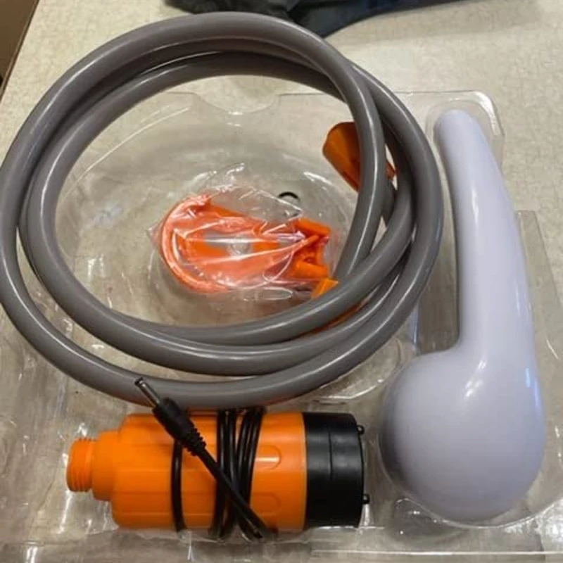 Outdoor camping shower school dormitory site gods rural bath portable USB charging Thermostatic Shower