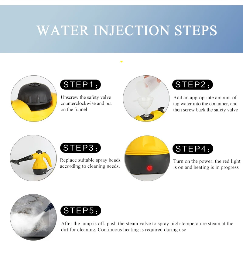 Professional Household Hand-held Cleaning Equipment Air Conditioning Cleaning Machine Steam Cleaner