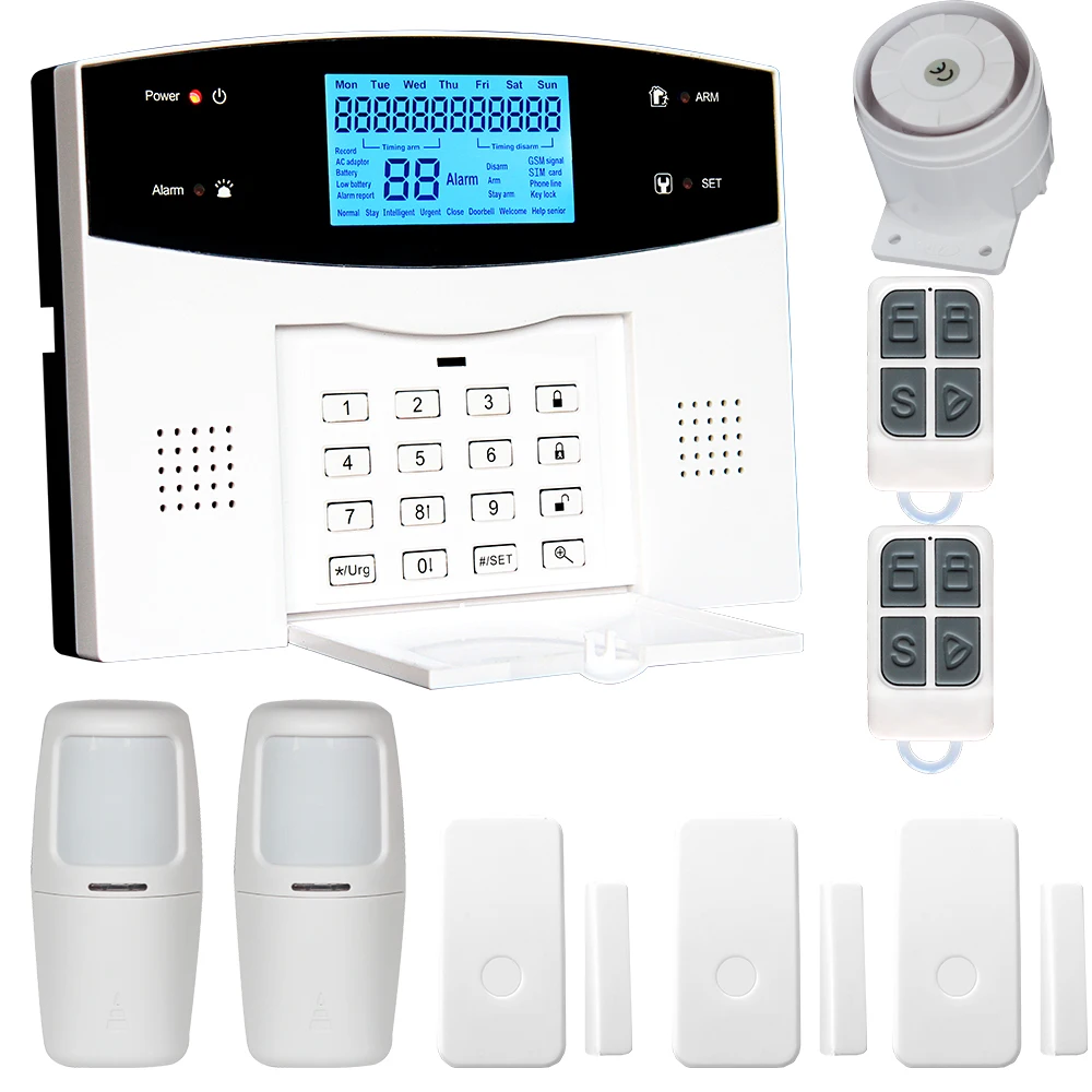 Рубчатый вельвет безопасности WL-JT-99AST интеллигентая (ый), Wi-Fi + GSM + PSTN беспроводная домашняя охранная система охранной сигнализации с приложением