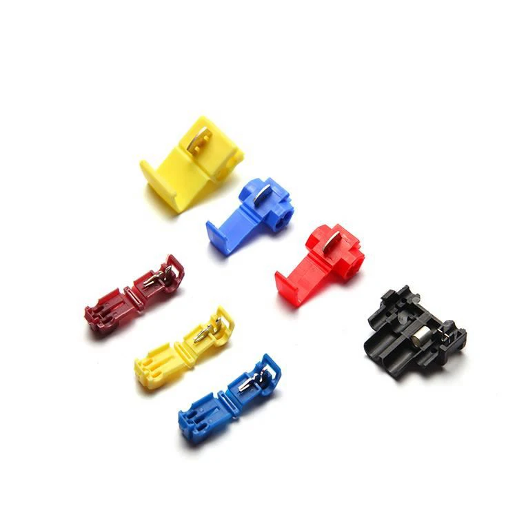 Tin Plating Wire Connector Plastic Splicing Brass Quick Crimp Electrical Terminal