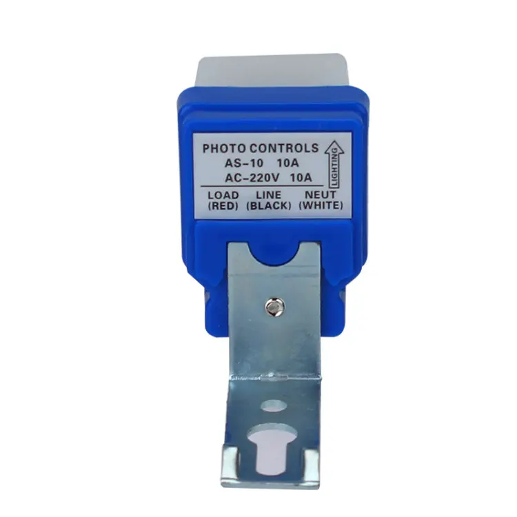 Rain proof fully automatic street lamp sensing switch AS-10 Light control switch 12V Automatic photosensitive controller