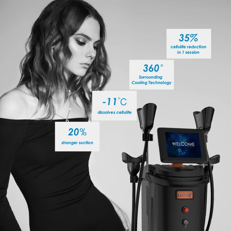 Freezefats Cooltech Machine Germany Home Use 2023 Antifreeze Membrane Cryolipolysis With Ems