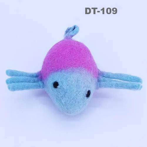 NZ Wool Made Durable Dog Toys Felt Ball Game for Puppies Chewing Toys |free Sample| Natural Animal Head Best Pet Safe Outdoor