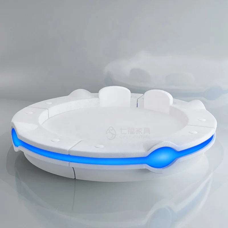 China Supply Cheap Good Quality Home Furniture Bedroom Hotel Set Lovely UFO shape bed for sale