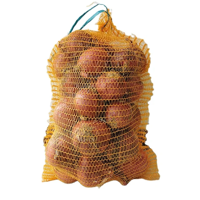 Agriculture Vegetables Packing PP Onion Packing Mesh Bags 25kg