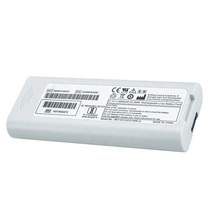 Литиевая батарея TC10 11 1 В 4800 мАч для Philips 989803185291 453564402681 монитора TC20 0411001 3ICR19/66-2