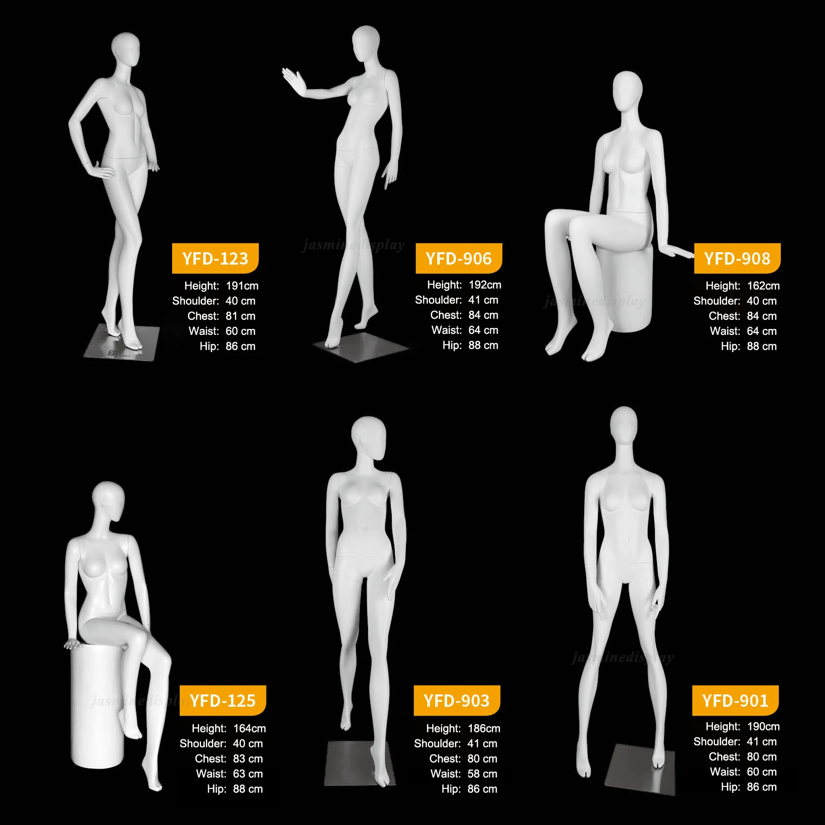 Full Body Breast Female Mannequin Manikin Skin Color Female Headless Mannequin for Clothes Display