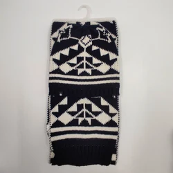 neckerchief yarn dyed winter jacquard neckerchief scout custom jacquard dot women winter hat and scarf set