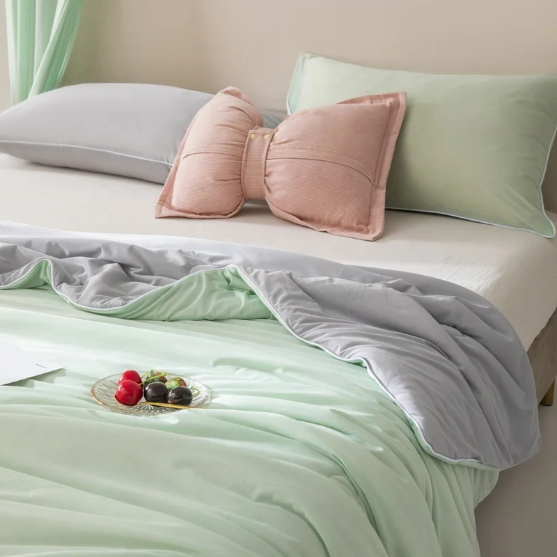 Летние охлаждающие одеяла для горячего сна одеяло мороженого легкое летнее с двухсторонним