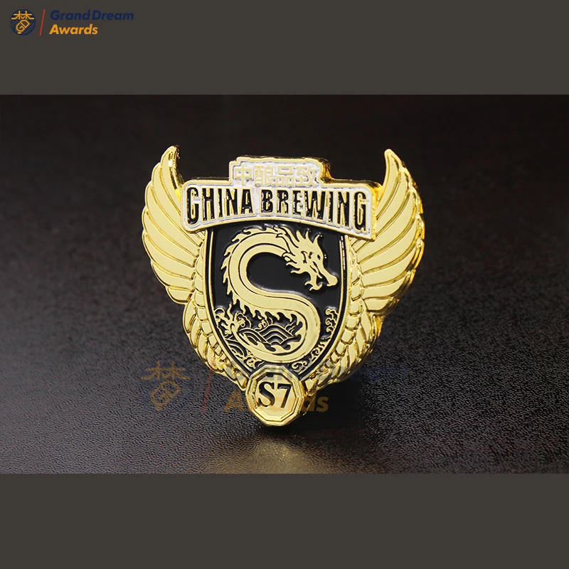 High Quality Harry Enamel Pin Factory Wholesale Cartoon Hogwarts Metal Badge Customize Lapel Brooch Pins For Jackets Clothes Bag