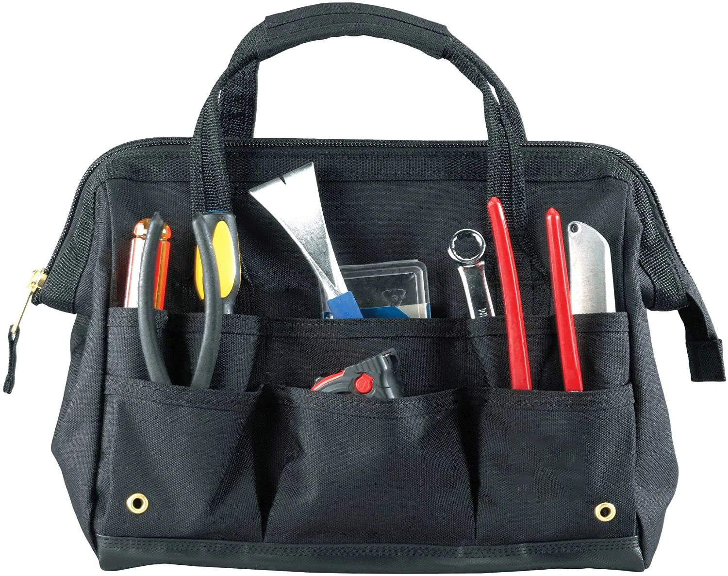 2020 Ouwei Custom OEM large high-capacity mala ferramentas electrician tool kits canvas tote bag tool bag