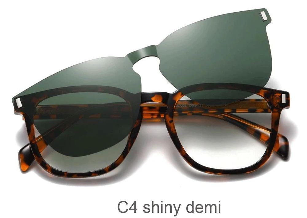 GJ60 eyeglasses frames clip on  glasses frame with polarized clip on  sunglasses with optical eyeglass frames