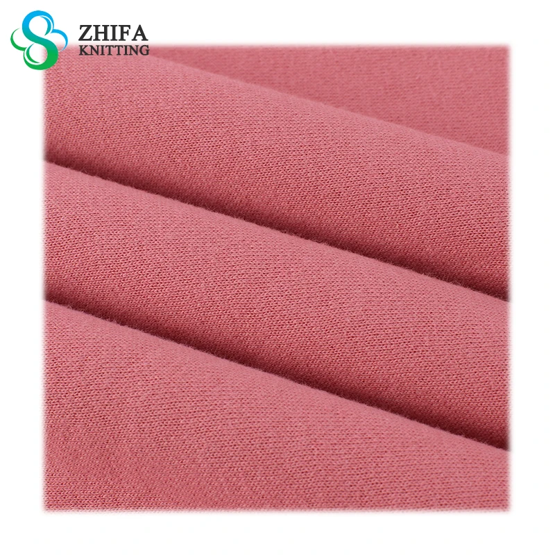 Zhifa Custom 26 Cvc 35% Polyester 65% Cotton Tc Sweater AB Plus Fleece Knitted Fabric