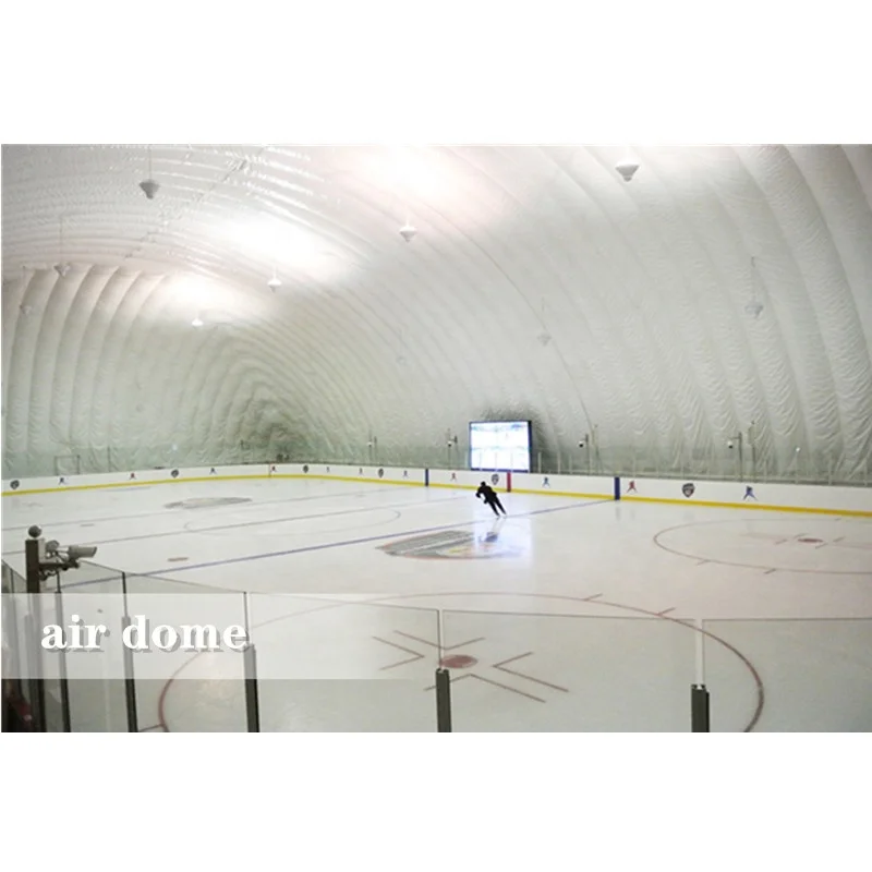 Хоккейный зал, воздушный купол, воздушный поддерживаемый надувной строительный купол