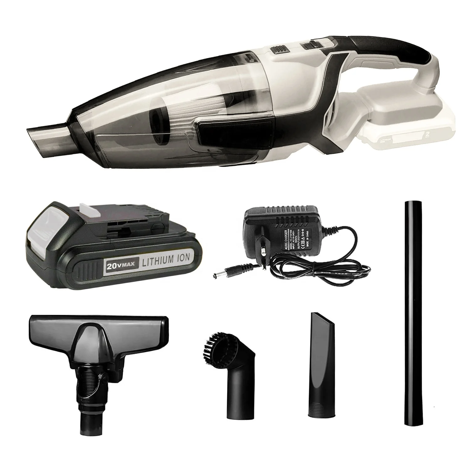 Powerful Suction Wireless 20V 2Ah Detachable Battery Backpack Powered Handheld Cordless Cyclone Vacuum Cleaners For Home and Car