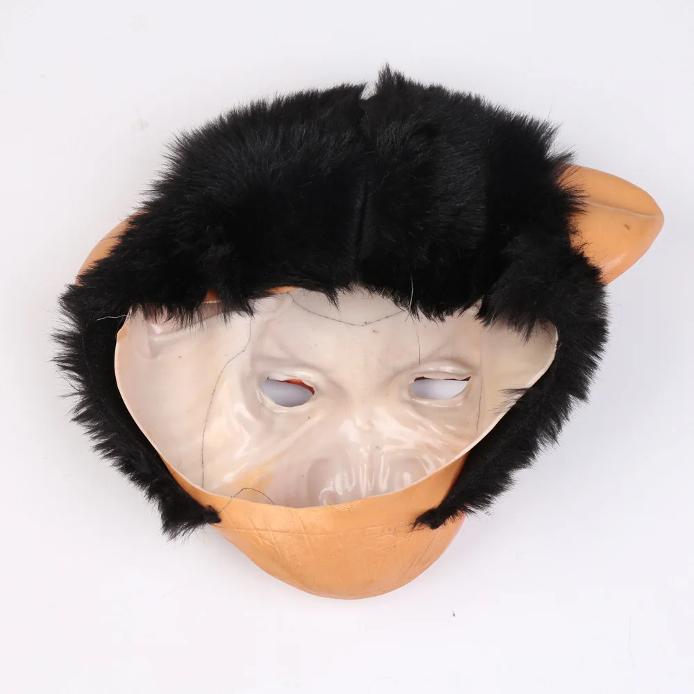 2022 Independent Station Halloween Decoration Party Dance Mask Glue Material Wedding Funny Big Mouth Monkey Gorilla Mask