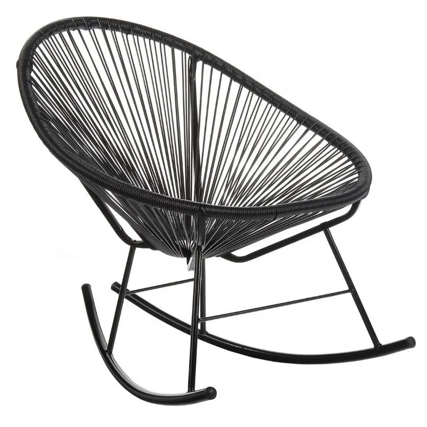 Hotsales acapulco outdoor rattan wicker chair special model rocking acapulco chair