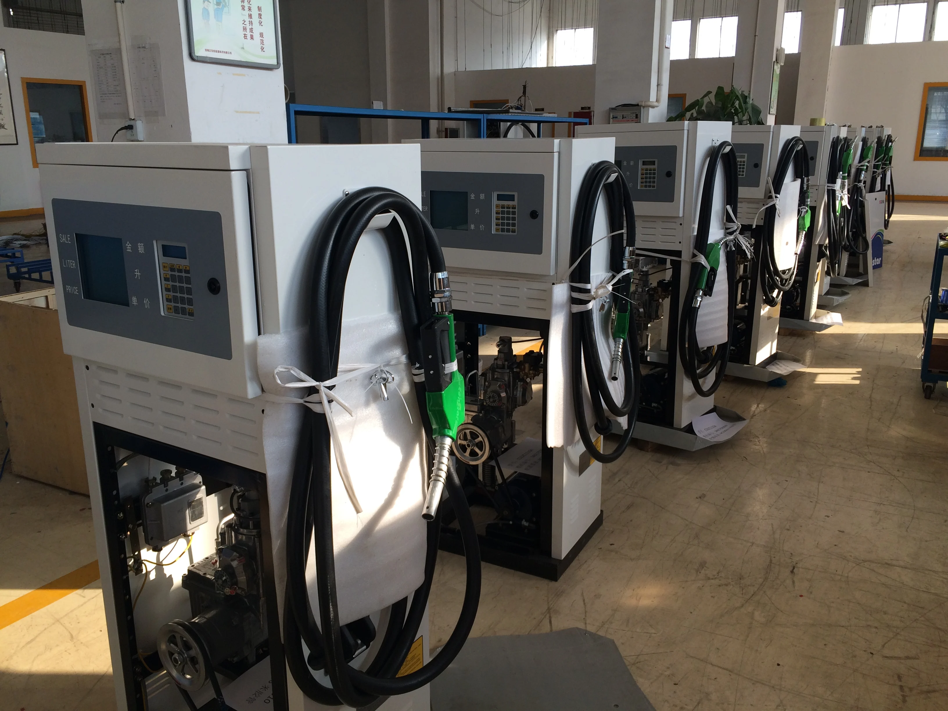 low cost single nozzle single display screen  fuel pump dispenser for gas station