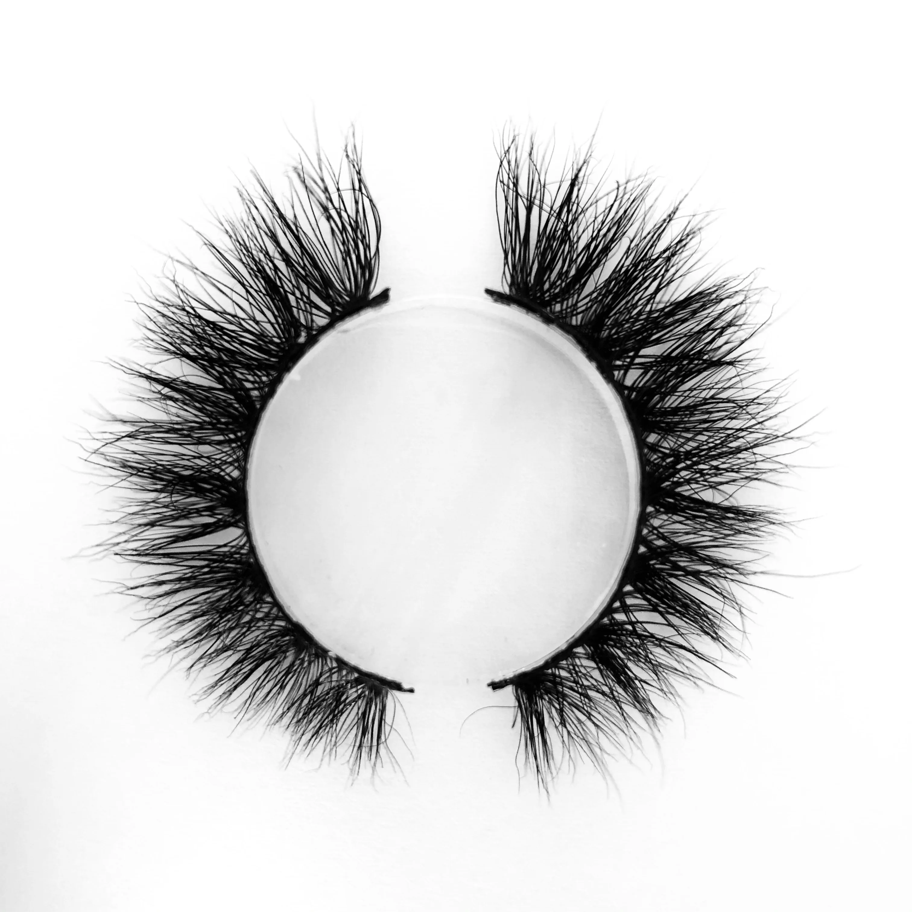 
iShero Wholesale Siberian Mink Lashes 3D 5D 6D 8D False Fake Lashes Real Mink Eyelashes Fluffy Black Cotton OEM Customized Fur 