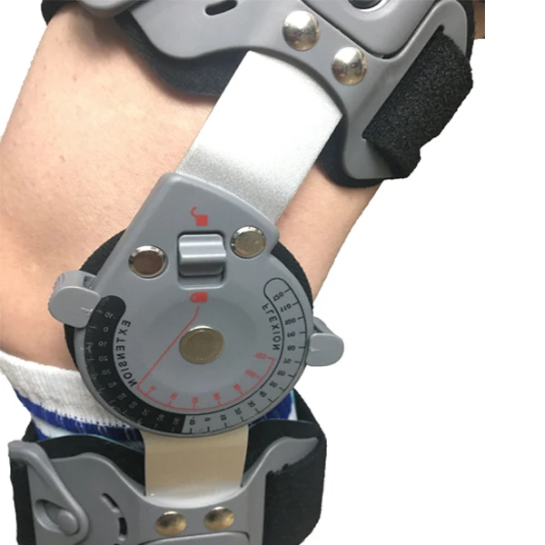 Knee joint support brace with silicone pad with side stabilizer for  Knee pain fixation after operation or injuiry