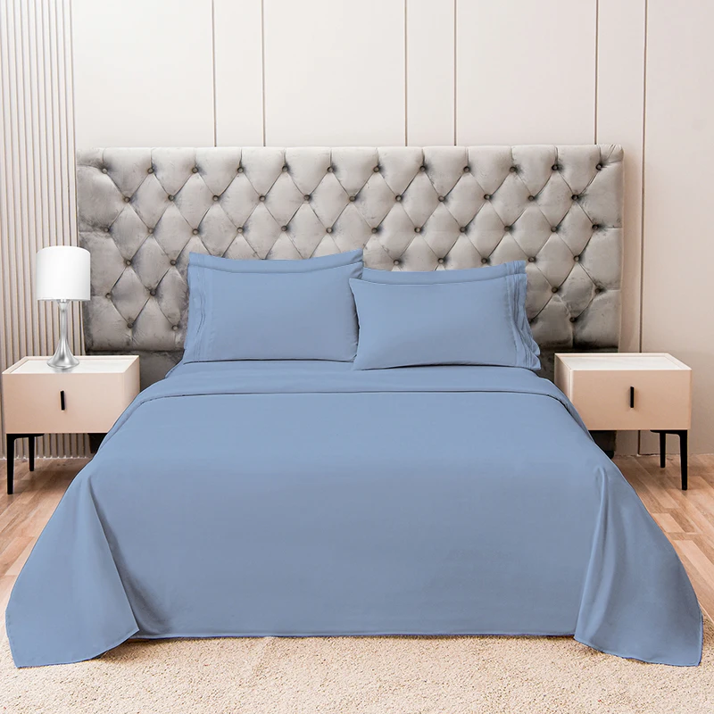 2024 Summer Hot Sale Fast Delivery 100% Polyester 93gsm King Size Breathable And Comfortable 6 Piece Bed Sheet Set