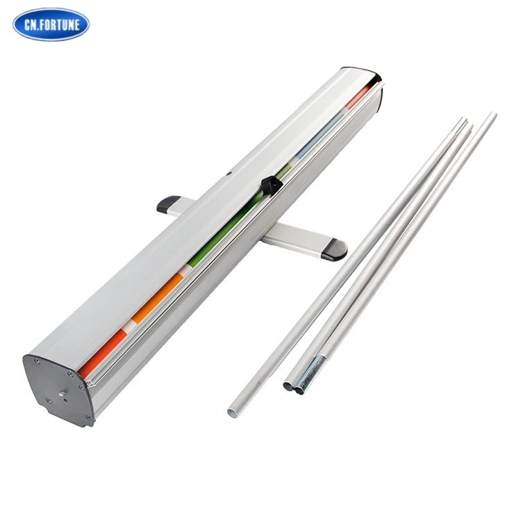 Slim Base Advertising Pull Up Banners,Vertical Retractable Banner Stand,Roll Up Stand Price