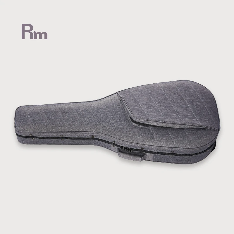 Portable 40 41 Acoustic Guitar Hard Case Large Pocket Lightweight Guitar Case Bag  Foam Instrument Case For Acoustic Guitar