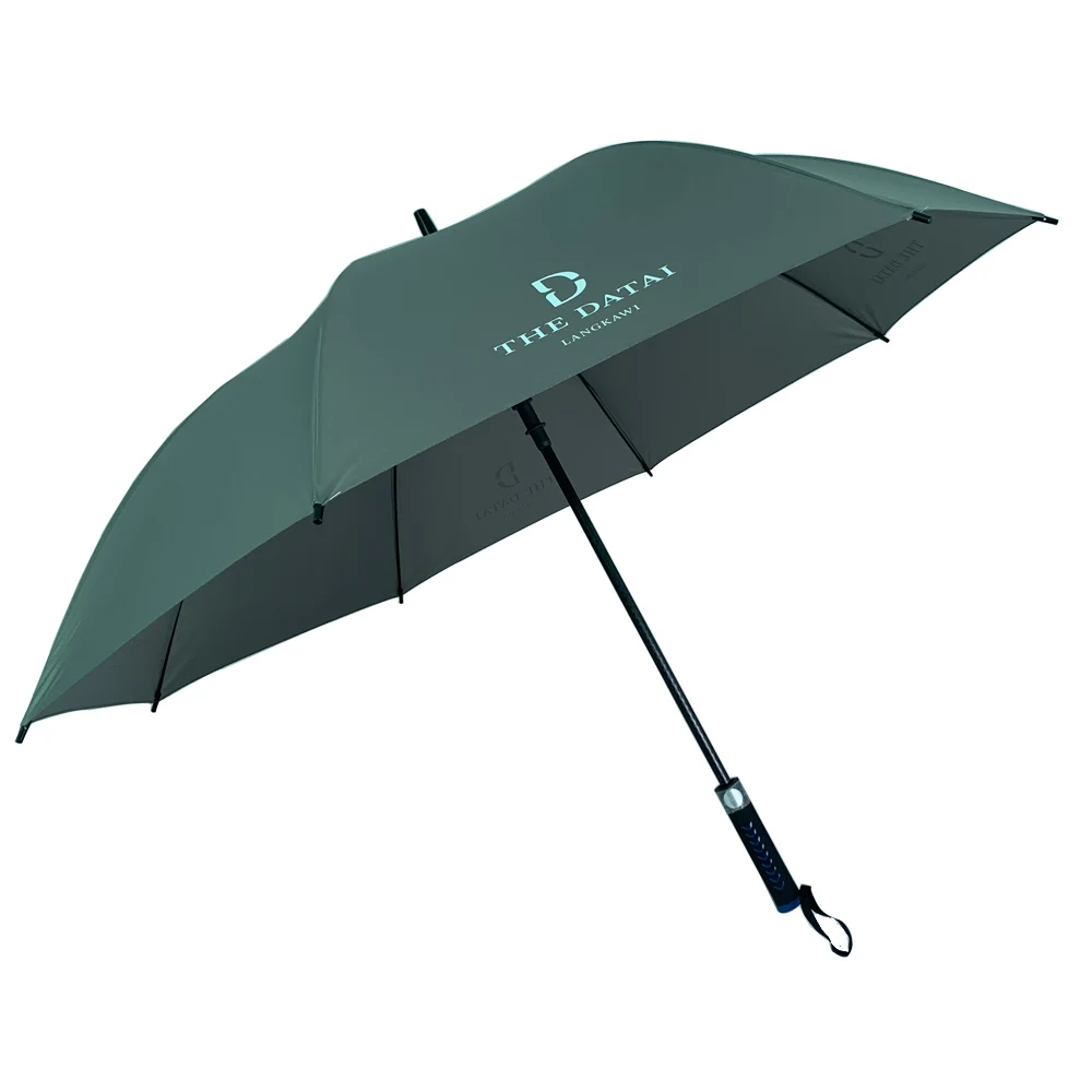 30inch  8k golf umbrella with logo prints rubber handle for men wholesale auto open and manual closed