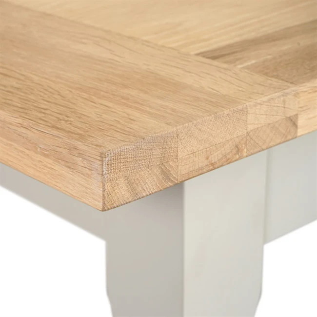 Morden Oak 220-265-310cm Extending Dining Room High Quality Solid Wood Luxury Long Dining Table Sets