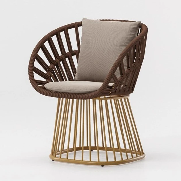 Factory direct  modern  woven bistro chairs rattan french bistro cafe chairs