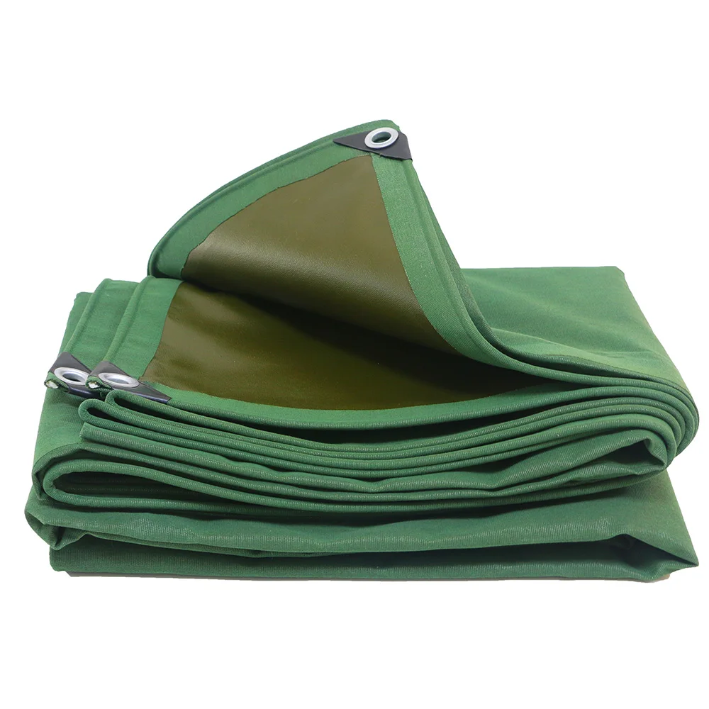 610GSM Heavy Duty Woven Tarps Truck  Cover Lacquer Coating Vinyl Canvas  Pvc Coated Waterproof Tarpaulin