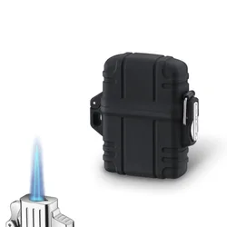 Waterproof Double Arc Charging Lighter with Rope Men Gift Fishing Anti-Drop Lighter