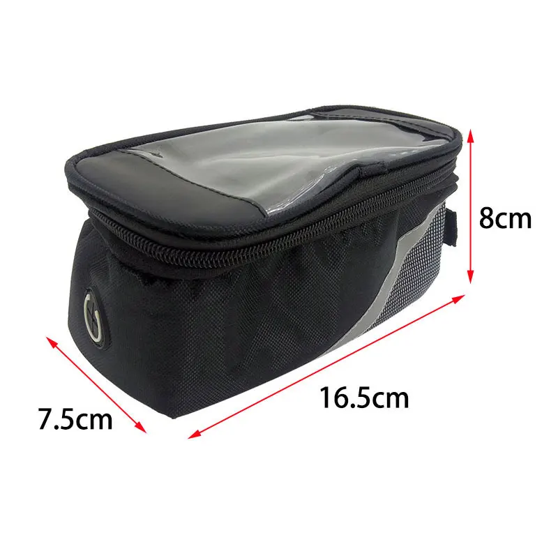 Waterproof Bicycle Front Beam Top Tube Cycling Storage Bag, Controller, Electric Bike Bag