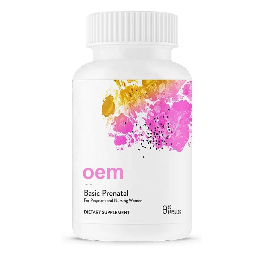 Basic Prenatal 90 Capsules Well Researched Folate Multi For Women With 18 Vitamins And Minerals Plus Choline Thrown