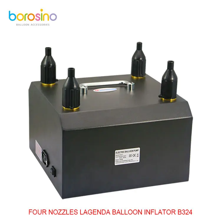 Borosino High Quality Balloon Machine Electric High Power Portable 110v 220V Inflator B324 Portable Electric Air Balloon Pump