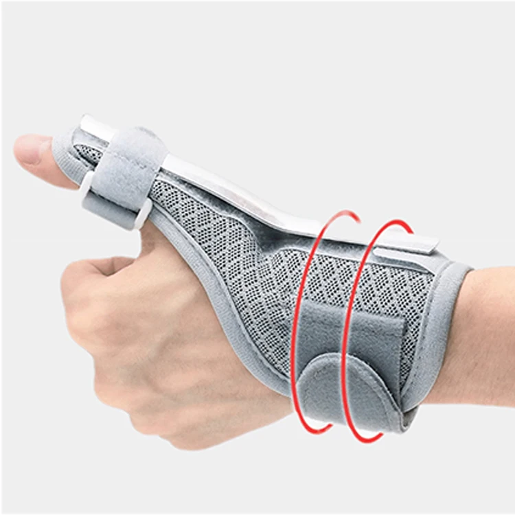 Sports Fitness Wristband Compression Finger Stabilizer Protector with Protective Sheath Thumb Brace for Wrist Support