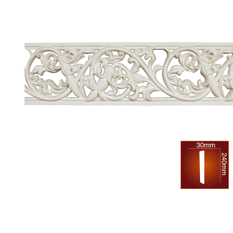 Safe use of high-quality polyurethane molding cornice safe and environmentally friendly ceiling trim
