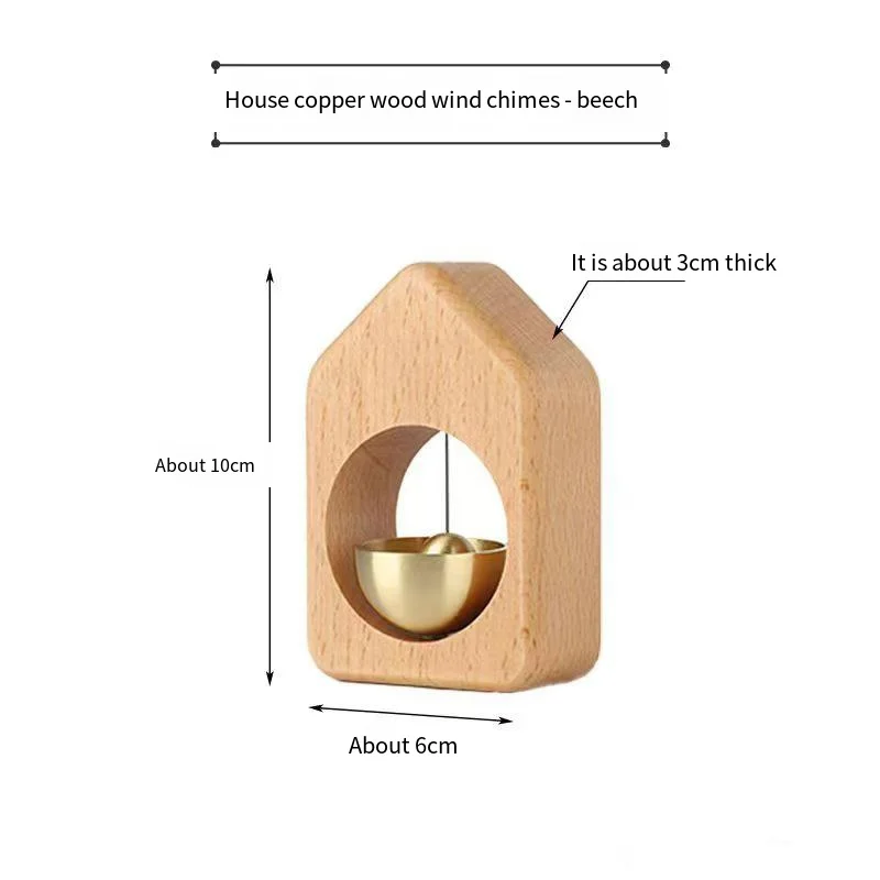 Doorbell Wind Bell Suction Items Door Opening Reminder Door Bell Hanging Ornaments