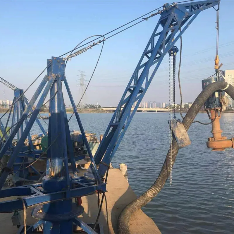 Small crane for dock deck high floor fish pond crane is suitable for loading and unloading cargo in workshop warehouse, fishing