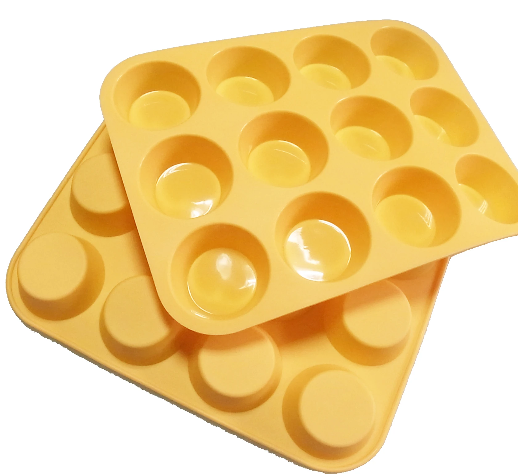 Non Stick Bakeware for Muffins/12 Cups Silicone Muffin Mold