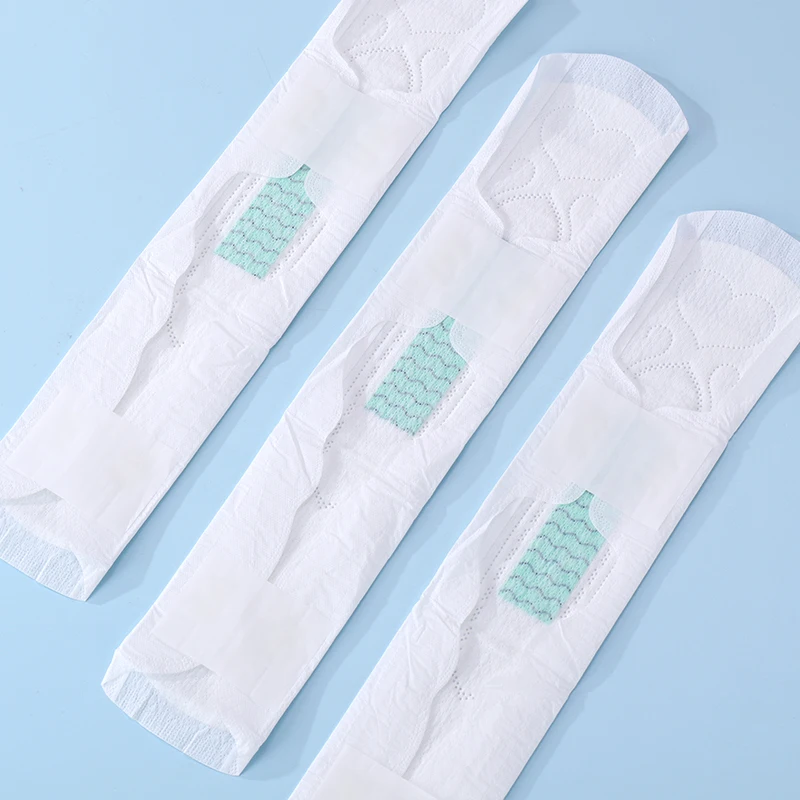 High Absorbency Disposable PE Cotton Panty Liner Maternity Type Different Size Sanitary Napkin Manufacturing Equipment Included