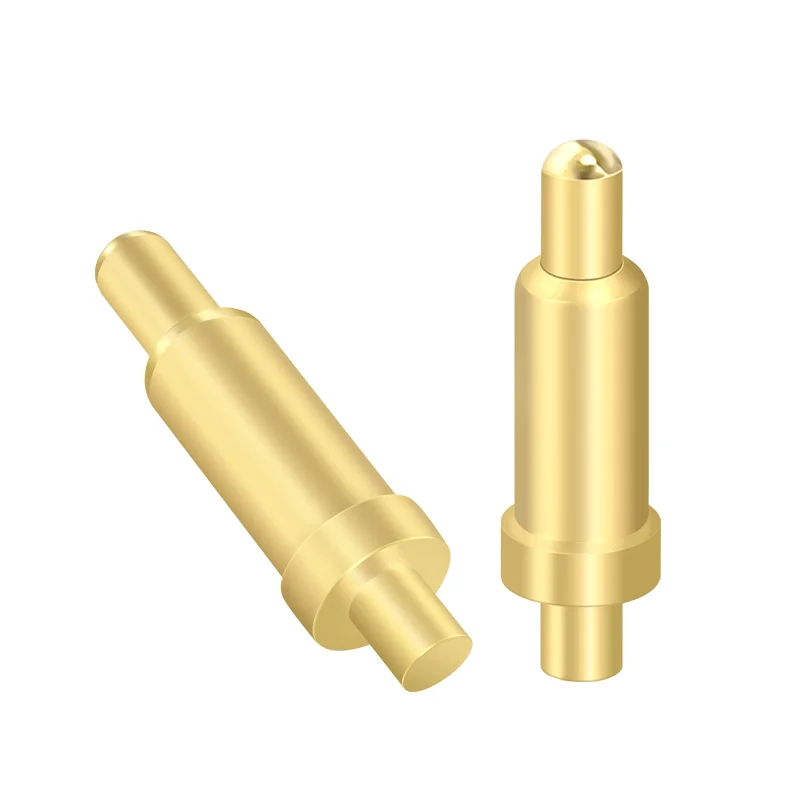 Customize Length Reel 7mm Packaging 5V2A 12V 2A DIP Single Pin Gold Plated Pogo Pin Connectors