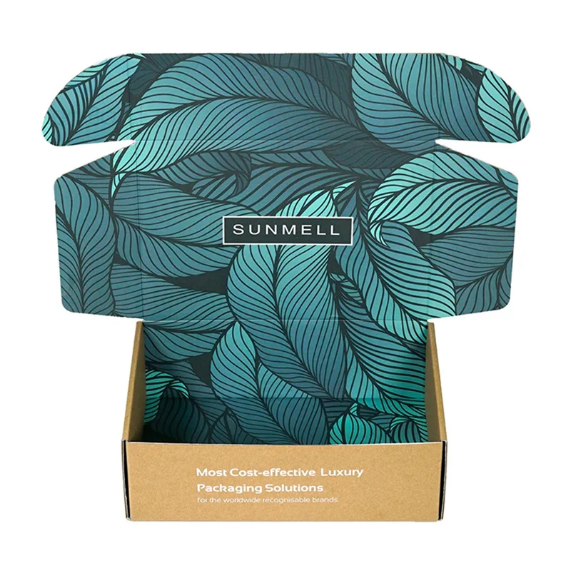 PackFancy Kraft Mailer Boxes Recycled Cardboard Printed Box