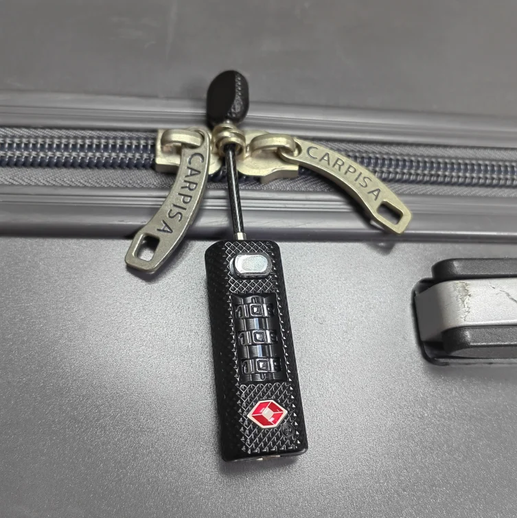 Zinc Alloy Keyless Resettable 3-Digit Combination TSA Luggage Lock