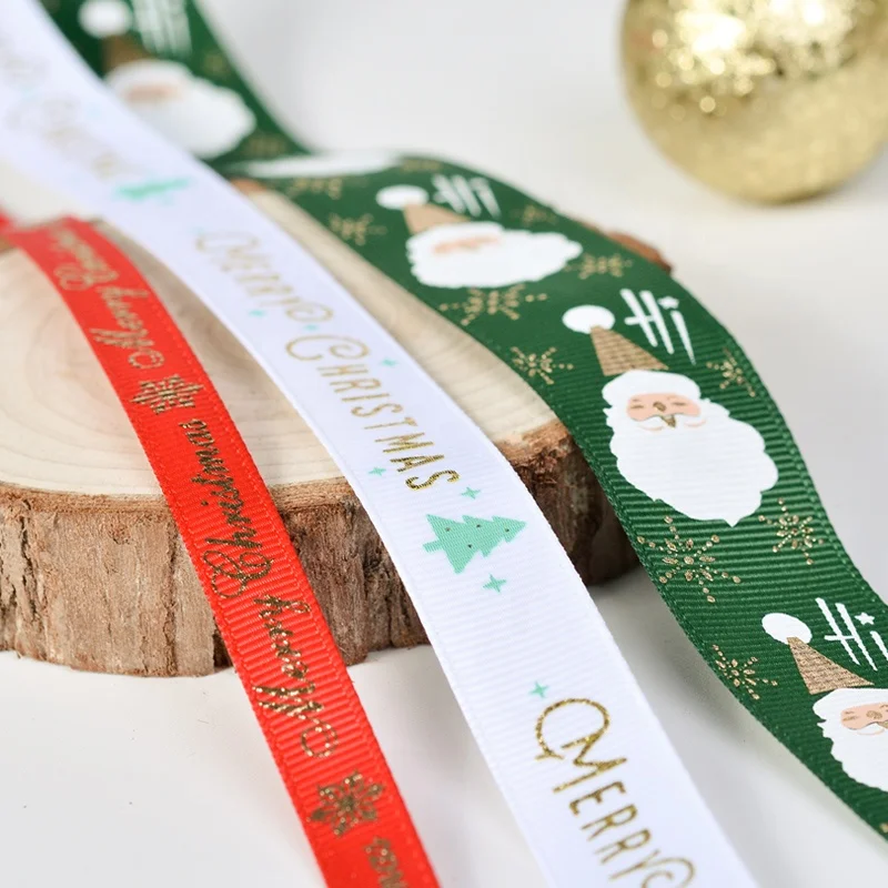  Ribest Christmas Ribbon Gifts Tapes Webbing Wholesale Satin With Logo Party Home Decora