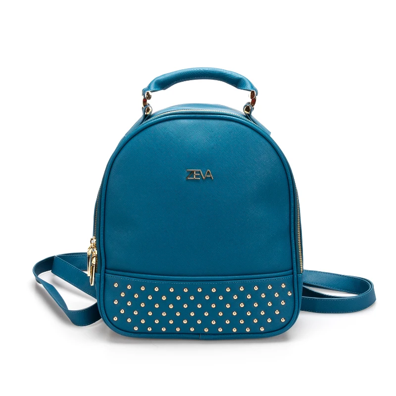 Wholesale Factory custom designer waterproof Leather Backpacks travel backpack set School Bags casual  for Women