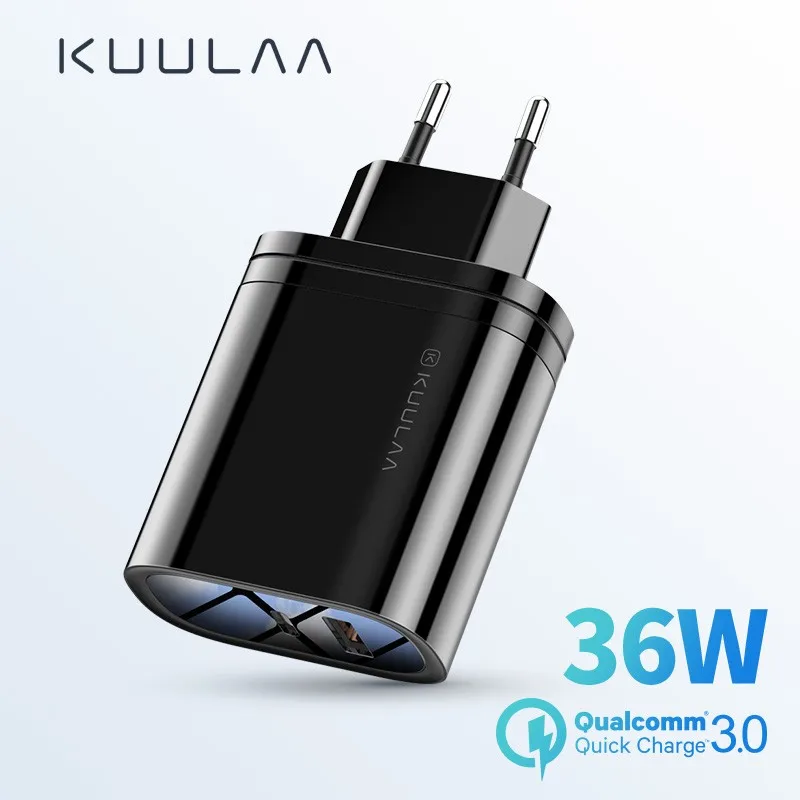 36 Вт USB Тип Двойной выход стандарта адаптер штепсельной вилки PD 3 0 дорожное сетевое быстрое зарядное устройство