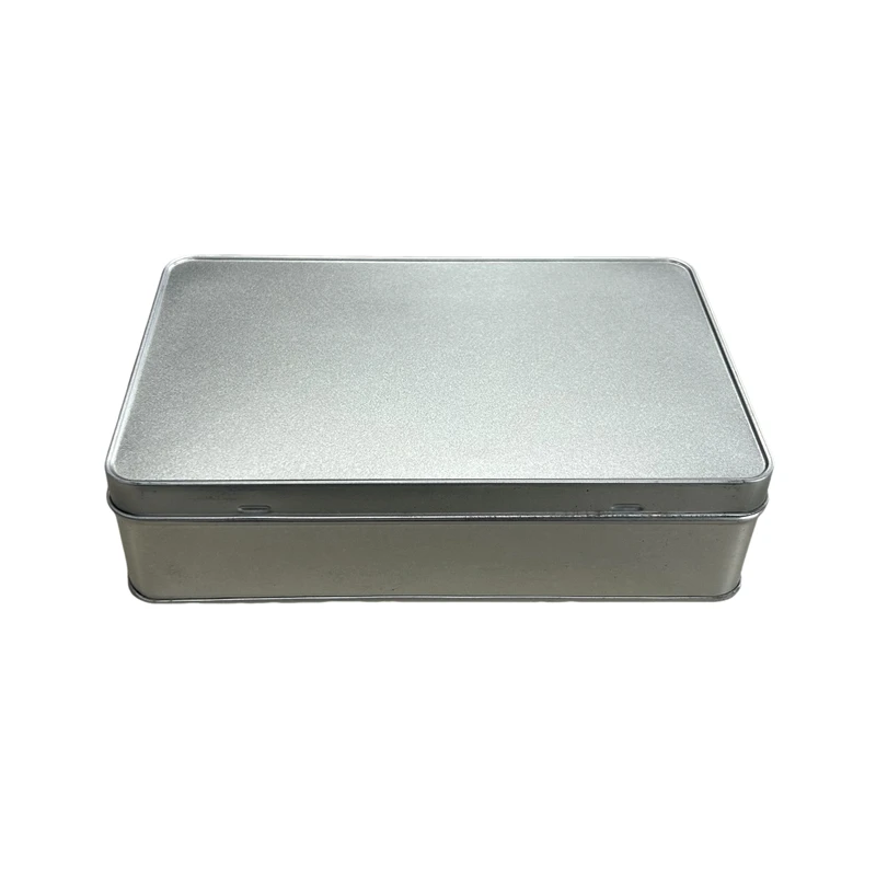 Eco-Friendly Tinplate Biscuit Tin Box Promotional Gift Box for Candy and Cake Metal Food Container for Cookies Packing