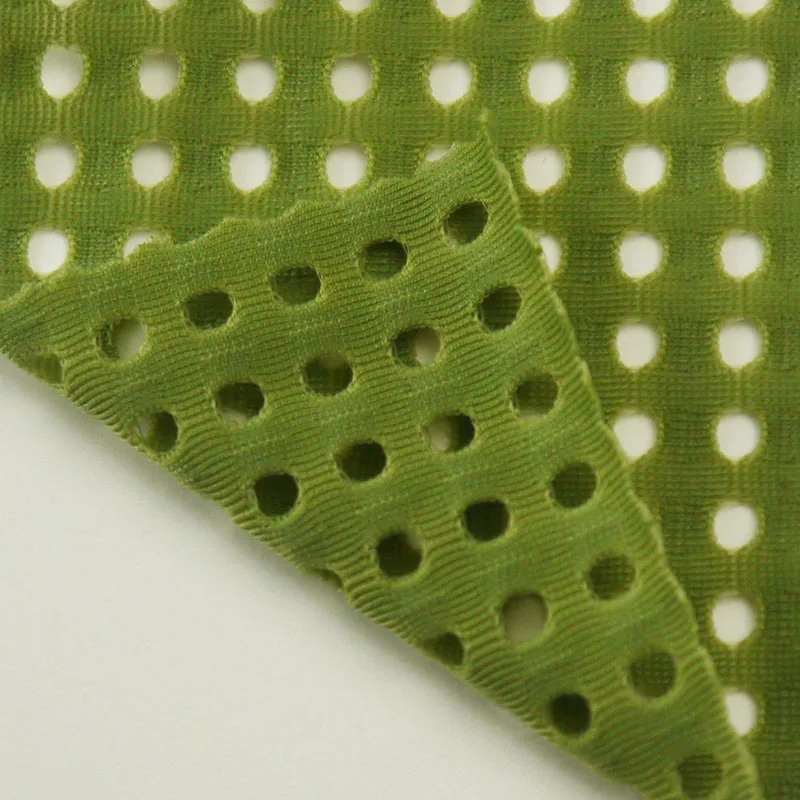 82%nylon 18%spandex breathable 4 way stretch mesh fabric for sports leggings
